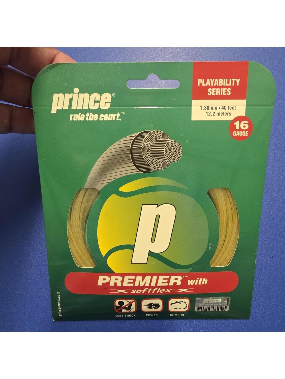 Prince Premier Softflex Tennis Racquet String -16 Gauge 40 Feet